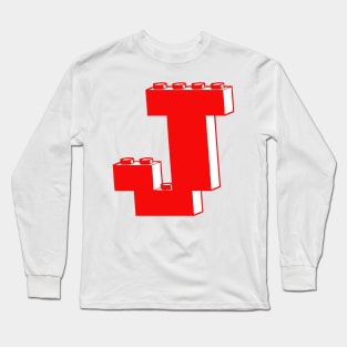 THE LETTER J, Customize My Minifig Long Sleeve T-Shirt